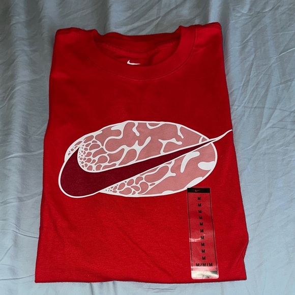 Nike Other - Nike Red and White Graphic Tee size (medium) men’s NWT